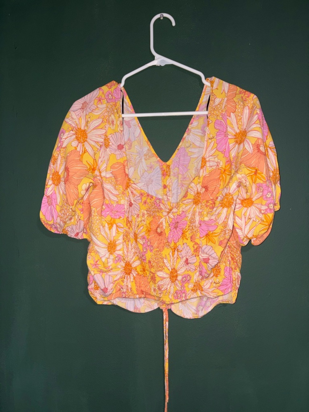H&M Floral Cinched Blouse - Picture 3 of 3